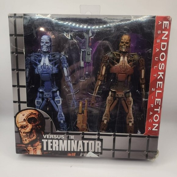 ENDOSKELETON ASSAULT 2-PACK versus The Terminator NECA Reel Toys (NEW) - Picture 1 of 2